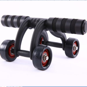 4-Curler Stomach Train Wheel for Bodybuilding