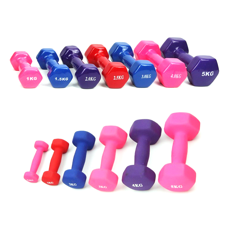 Direct Manufacturing facility Sale: Neoprene Vinyl Dumbbells - Hex Weight Lifting Tools for House Gyms, Perfect for Ladies