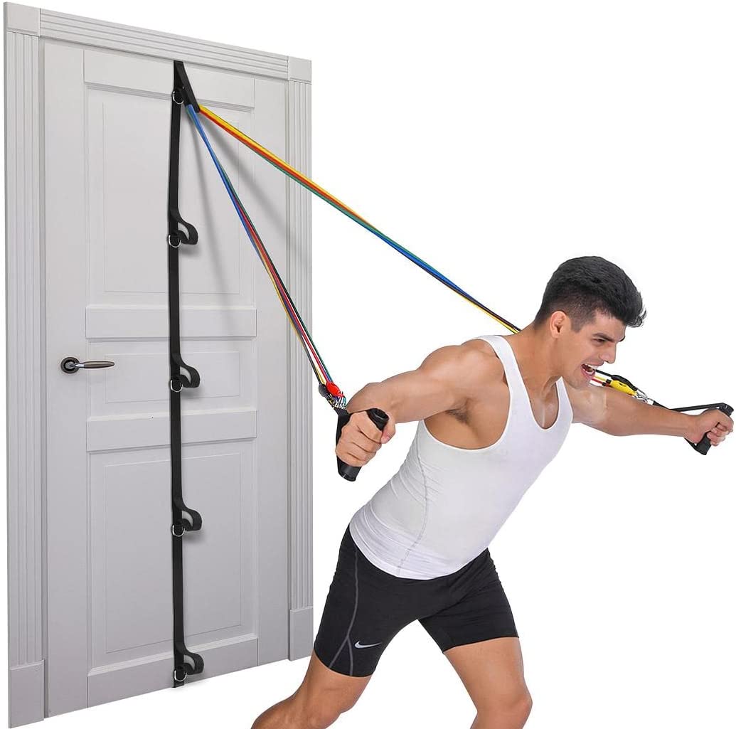 Enhanced Door Anchor Strap for Resistance Bands – Transportable and Simple-to-Set up for Residence Exercises