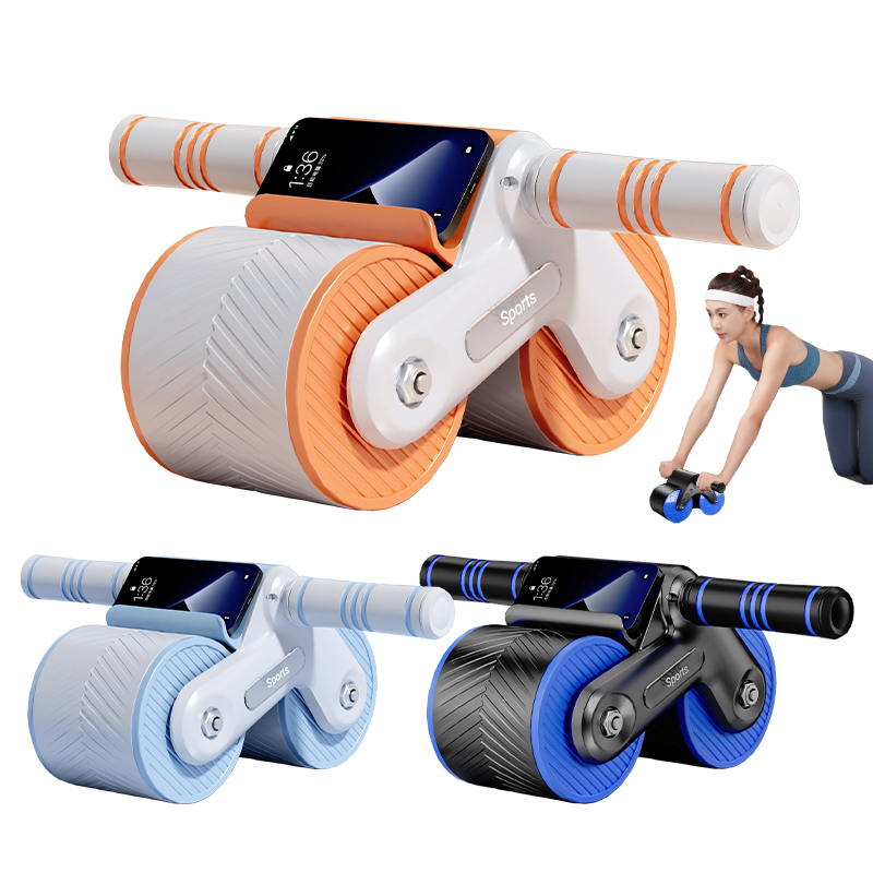 Qishuang Revolutionary Elbow Help Curler – Health Gear for Belly Exercises with Automated Rebound Belly Train Wheel